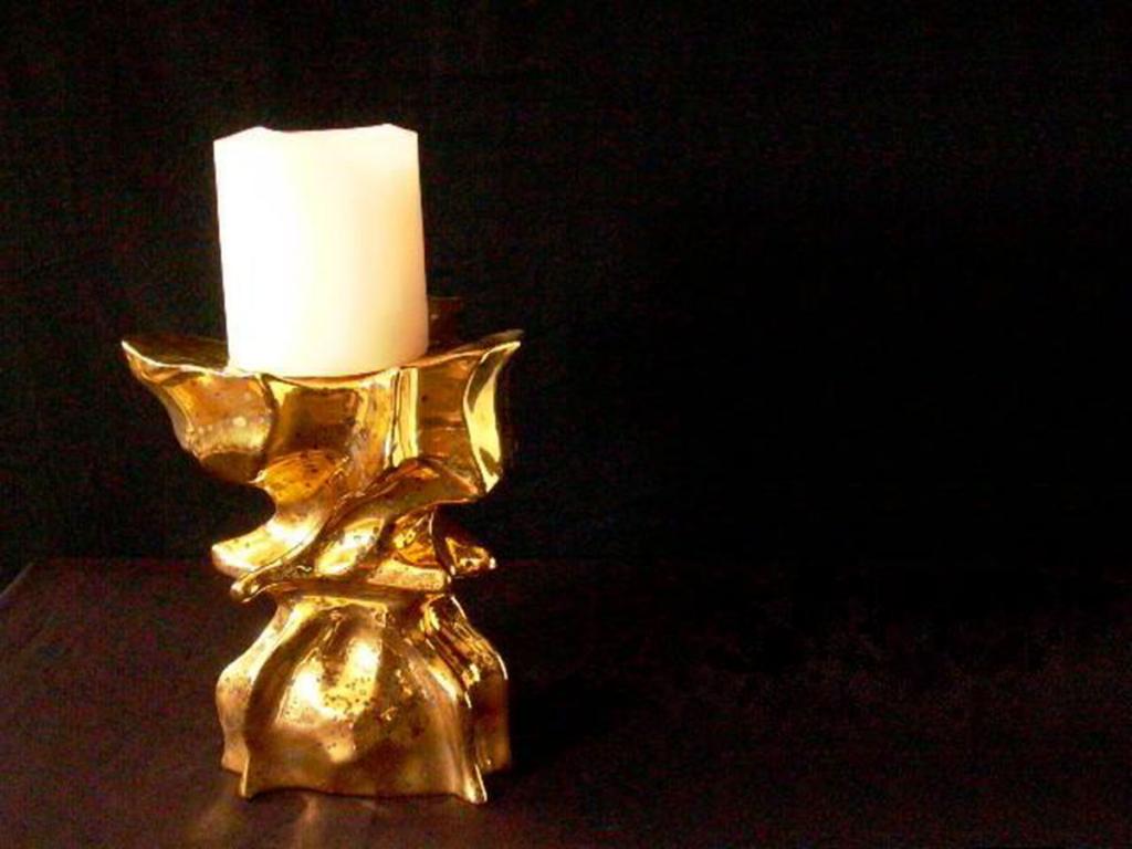 gold candlestick